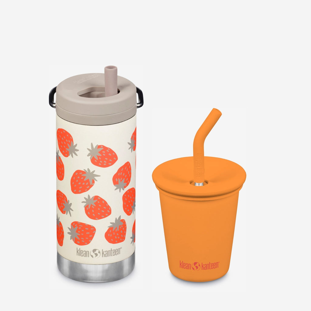 Kid's Sippy Cup and Wide Water Bottle Set